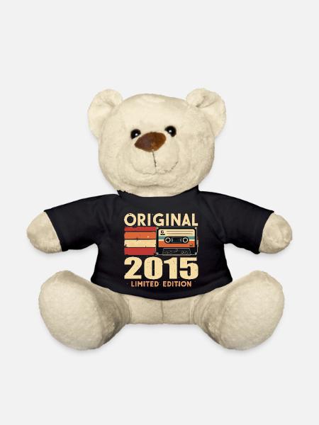 Geburtstag 2015 - Legendär Seit 2015 Geschenk 2015 - Teddy - Schwarz