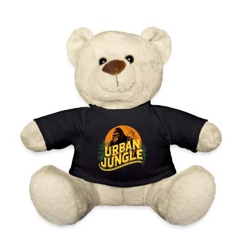 Urban Jungle Logo Couleur - Nounours - noir - Devant