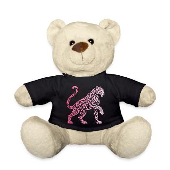 Gradient Tribal Panther - Teddy - Schwarz - Vorne