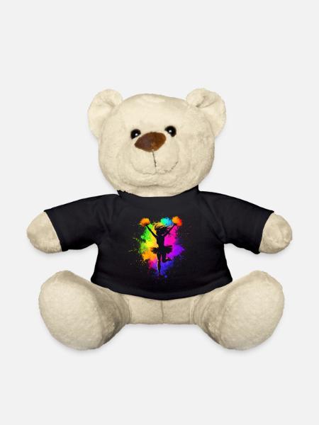 Bunter Cheerleader Cheerleading - Teddy - Schwarz