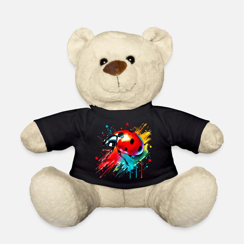 Marienkäfer - Teddy - Schwarz