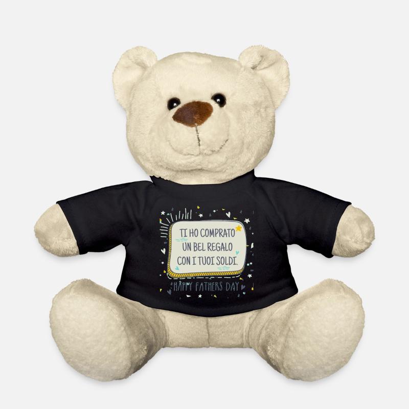 Offrez avec votre argent Papa - Nounours - noir