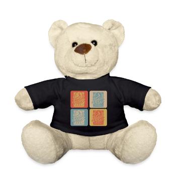 Astronomie Retro Design - Teddy - Schwarz - Vorne