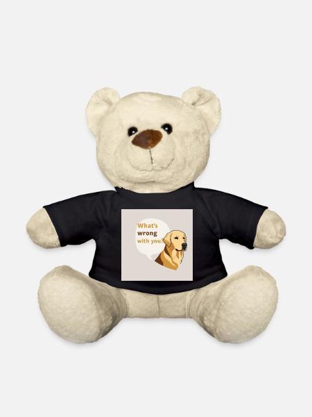 Golden Retriever - What ́s Wrong With You - Teddy Bear - black