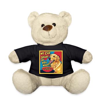 Golden Retriever - We Can Share If You Want - Teddy - Schwarz - Vorne