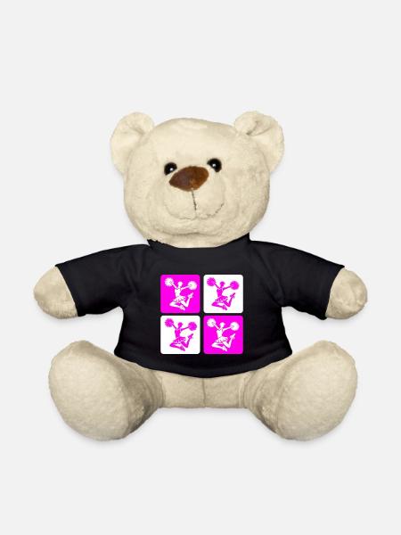 Cheerleader Design - Teddy - Schwarz