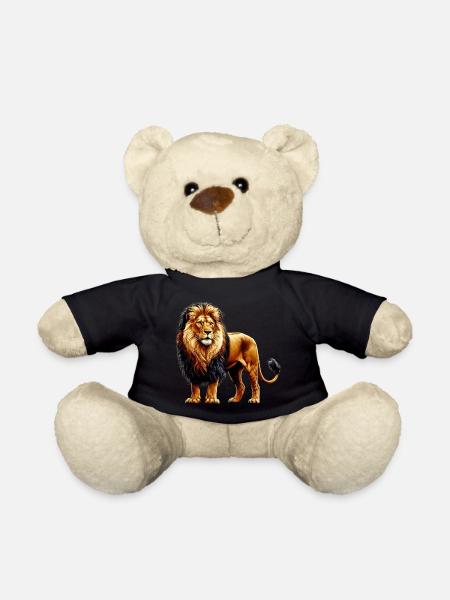 Löwe - Teddy - Schwarz