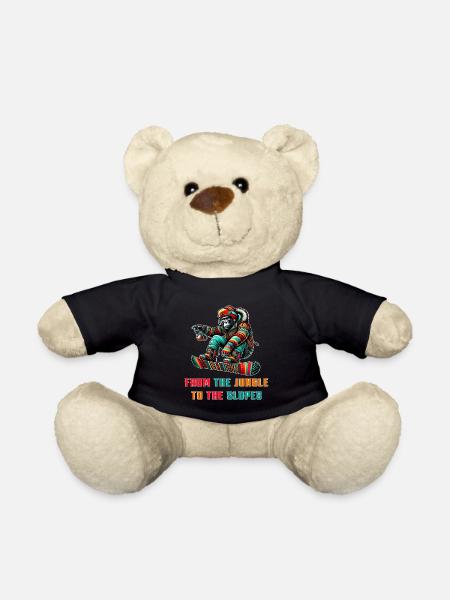 Gorilla Snowboard – Design - Teddy - Schwarz