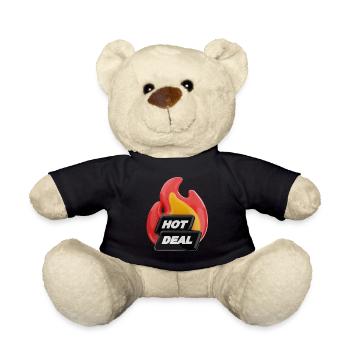 Hot Deal 3D Flamme Statement Design Icon - Teddy - Schwarz - Vorne