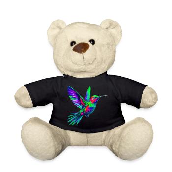 Hummingbird - Teddy Bear - black - Front