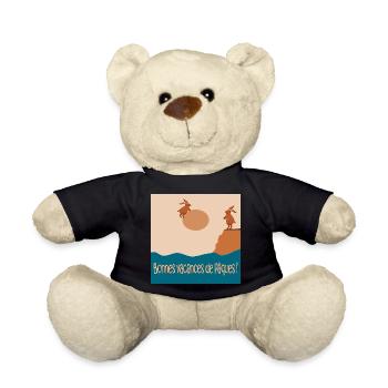 Bonnes vacances de Pâques - Nounours - noir - Devant