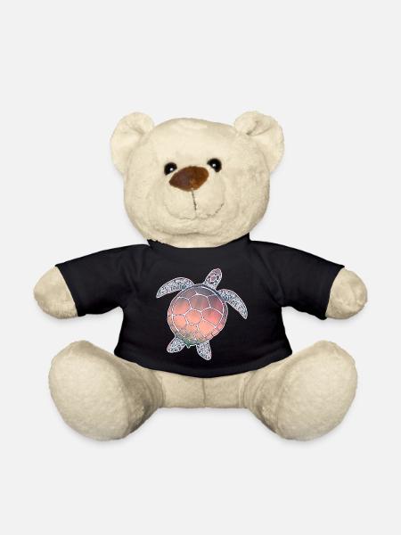Meeresschildkröte - Teddy - Schwarz
