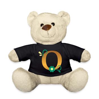 O - Teddy Bear - black - Front