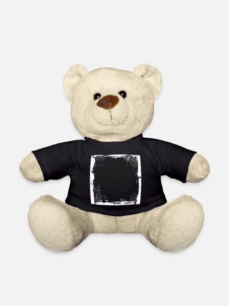 Rahmen dreckig dirty white - Teddy - Schwarz