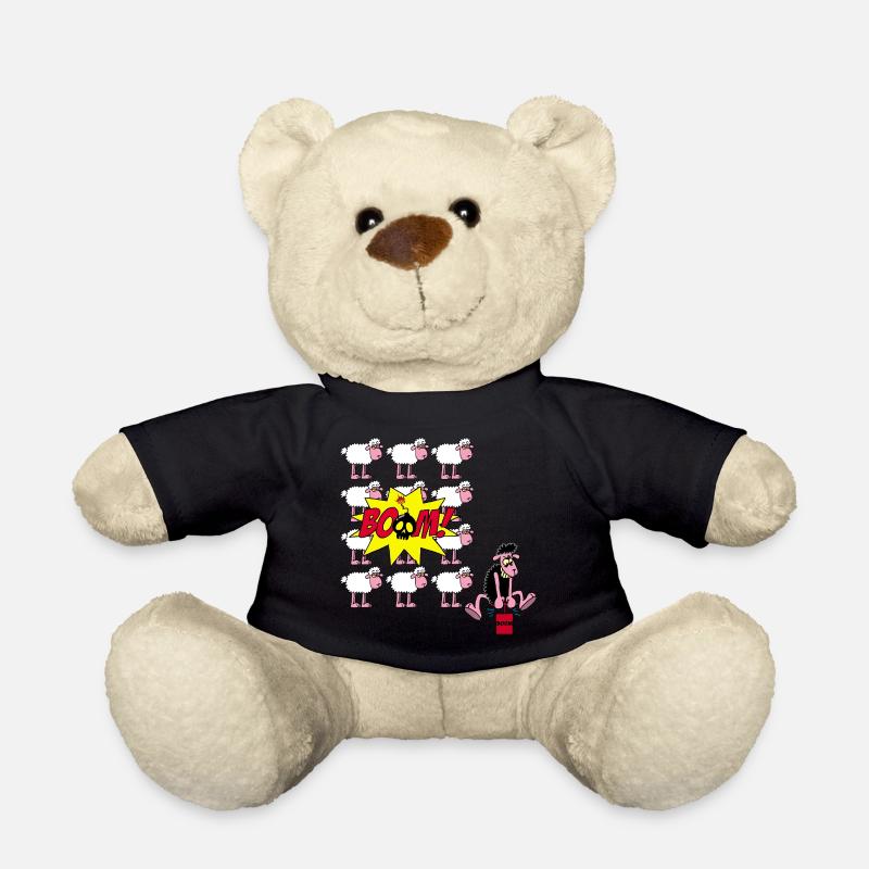 Das schwarze Schaf schlägt wieder zu - Teddy - Schwarz