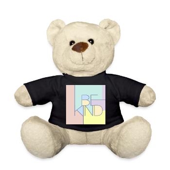 Be Kind - Teddy Bear - black - Front