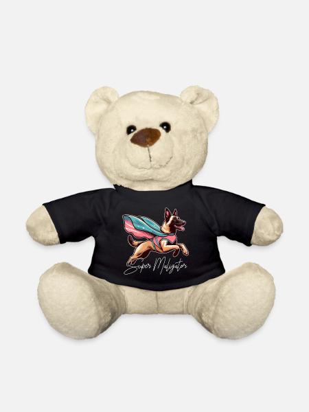 Super Mali Belgischer Schäferhund Cape Geschenk - Teddy - Schwarz