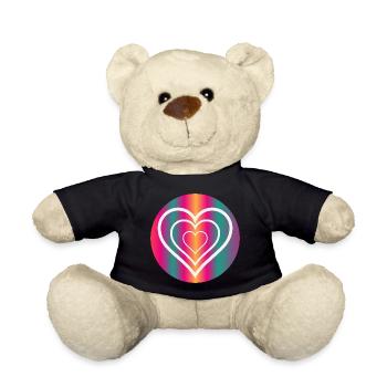 THANK YOU. MISTRESS. HEART. MASTER. THANK YOU MISTRESS. - Teddy Bear - black - Front