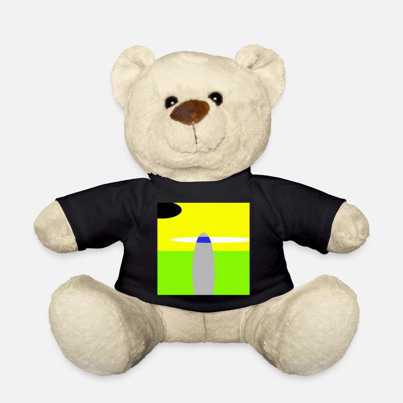 Weltraum-Landschaft - Teddy - Schwarz