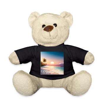 Montego Bay Sunset Jamaica Dream Paradise - Teddy Bear - black - Front