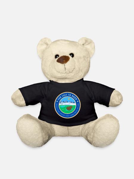Frogs can freeze and come back to life - Teddy Bear - black