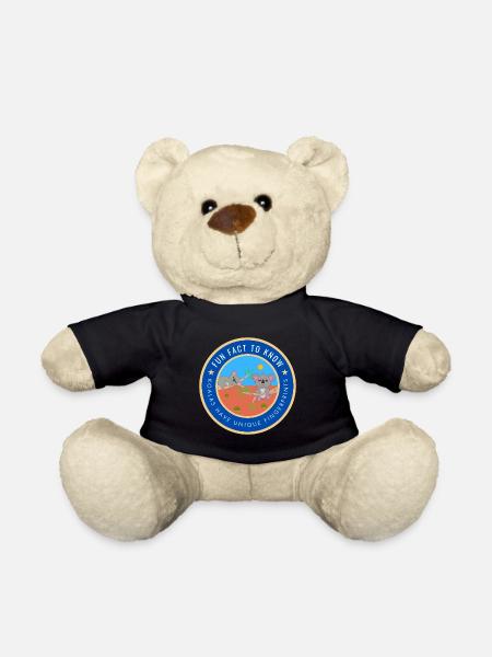 Koalas have unique fingerprints - Teddy Bear - black