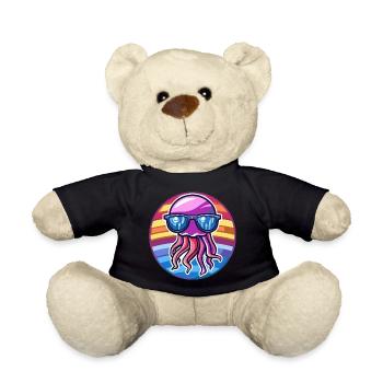 Méduse Bande dessinée cool - Nounours - noir - Devant