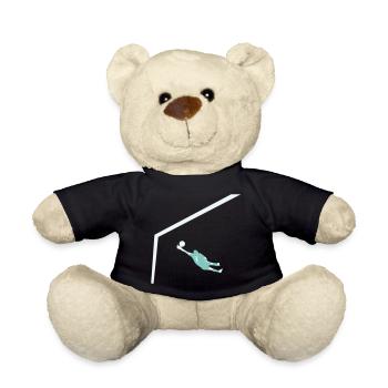 Torfrau – Keine Angst vor dem Ball, nur Mut im Tor - Teddy - Schwarz - Vorne