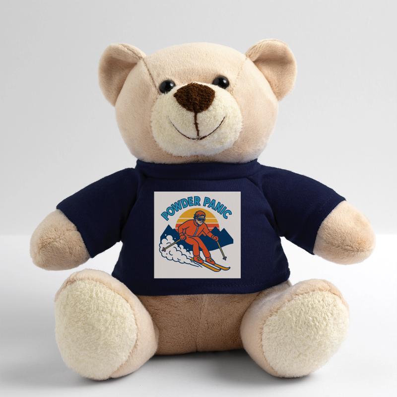 Powder Panic Retro Ski Teddy