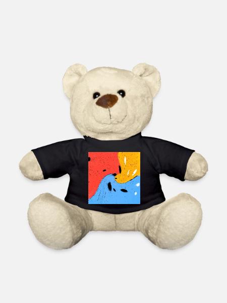 Des couleurs folles - Nounours - noir