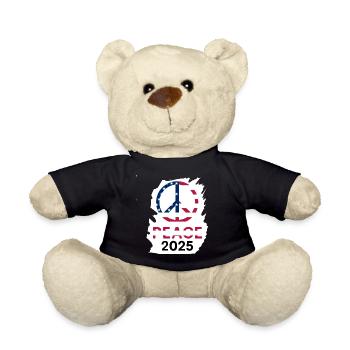 Philosophie de la paix américaine 2025 - Nounours - noir - Devant