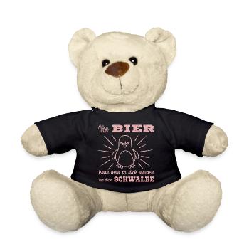 Bier Pinguin - Teddy - Schwarz - Vorne
