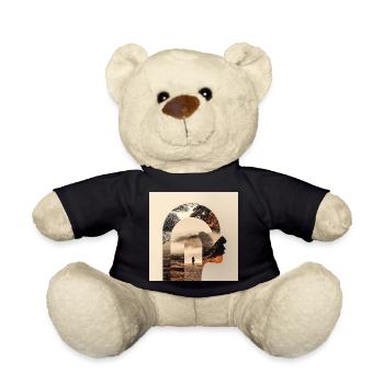 Silhouette Nature Counseling Design - Teddy Bear - black - Front