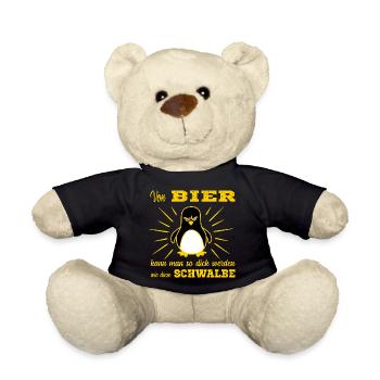 Bier Pinguin - Teddy - Schwarz - Vorne