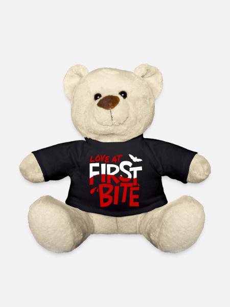 Love_at_first_bite - Teddy Bear - black