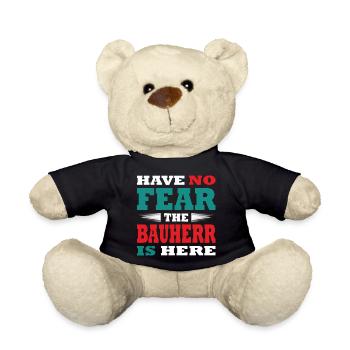 Have no Fear the Bauherr is here Outfit - Teddy - Schwarz - Vorne