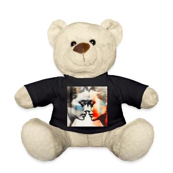 Bunte Fusion Liebe Dualität - Teddy - Schwarz - Vorne