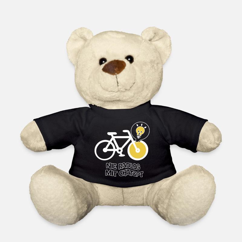 Cyclisme avec un design créatif d’ampoule - Nounours - noir