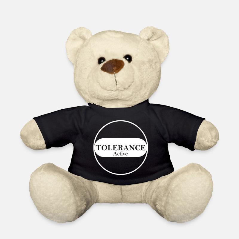 Design von Toleranz- und Liebessymbolen - Teddy - Schwarz