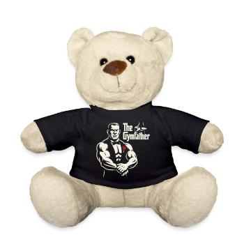 The GymFather Bold Poster Design - Teddy Bear - black - Front