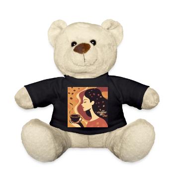 Kaffee retro style vintage poster - Teddy - Schwarz - Vorne