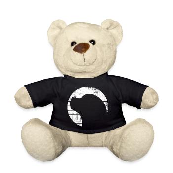 Dog Drawing - Teddy Bear - black - Front