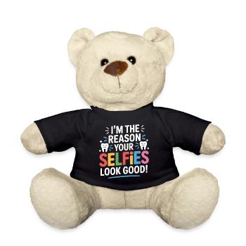 Ich bin der Grund, warum Ihre Selfies gut aussehen Zahnärztlich - Teddy - Schwarz - Vorne