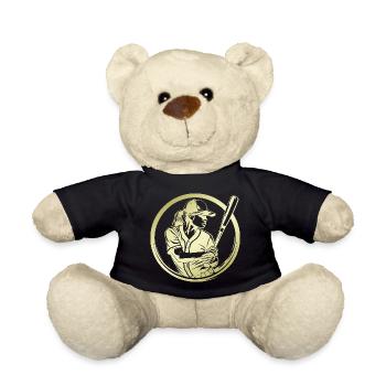 Baseball Silhouette - Nounours - noir - Devant