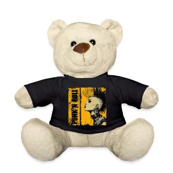 Punk'n Roll Mädchen  - Teddy - Schwarz - Vorne