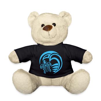 Schildkröte und Ozean - Teddy - Schwarz - Vorne
