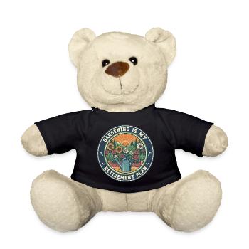 Gartenarbeit ist mein Ruhestand - Teddy - Schwarz - Vorne