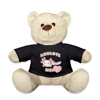 Maman axolotl - Nounours - noir - Devant