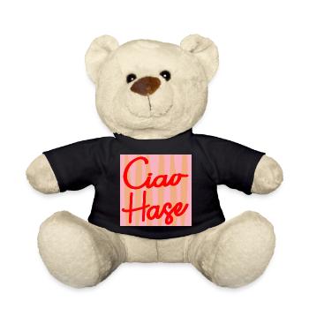 CIAO HASE SELBSTWERT - Teddy - Schwarz - Vorne