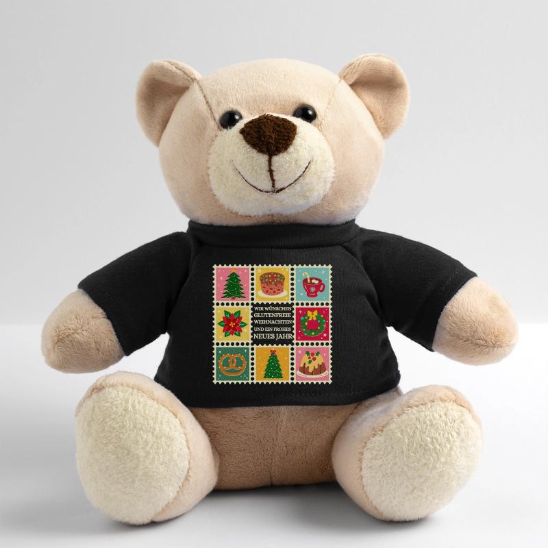Gluten-Free Christmas Patterns Teddy Bear